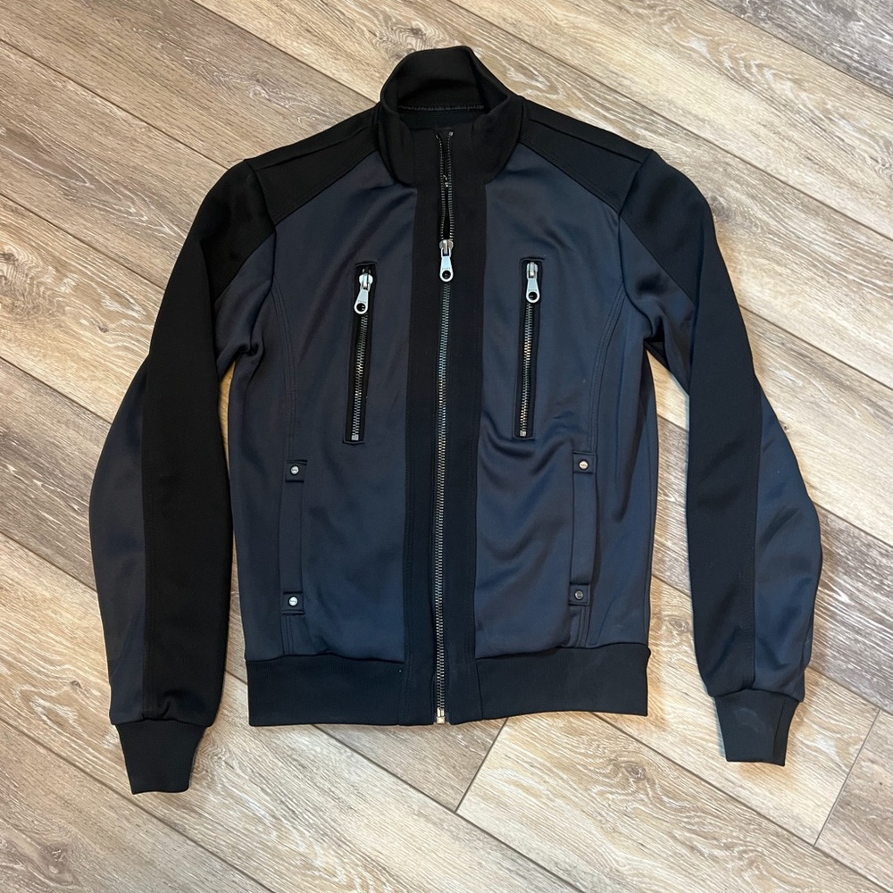 Like New ZARA multi-zipper bomber jacket Size M